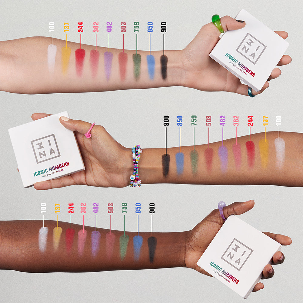 the color palette iconic numbers