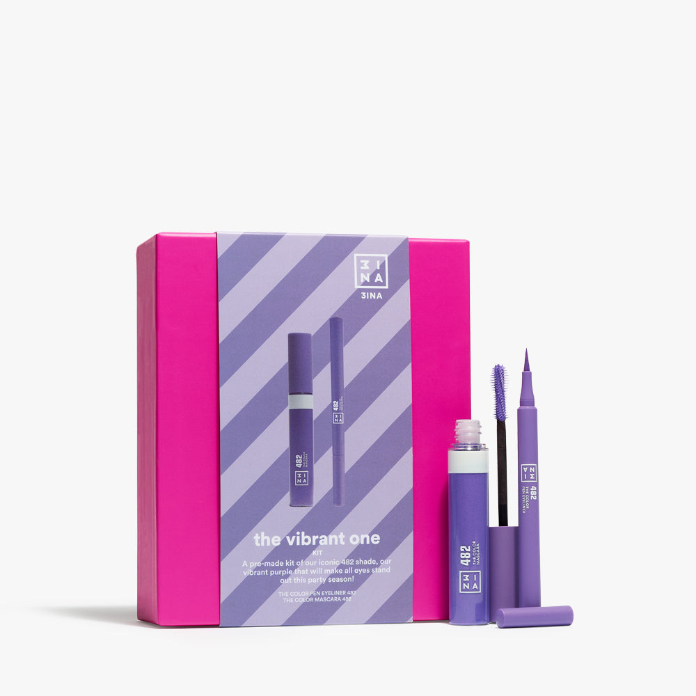 アイビー化粧品Ｔｕｒｉｅニューカラープレミアムセット Purple Eyeliner & Mascara Kit | 3INA - Cruelty-Free Makeup – 3INA