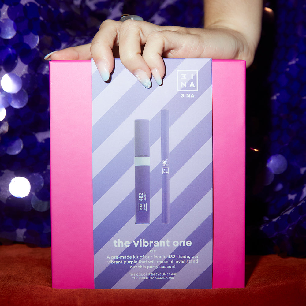 Purple Eyeliner & Mascara Kit | 3INA - Cruelty-Free Makeup – 3INA